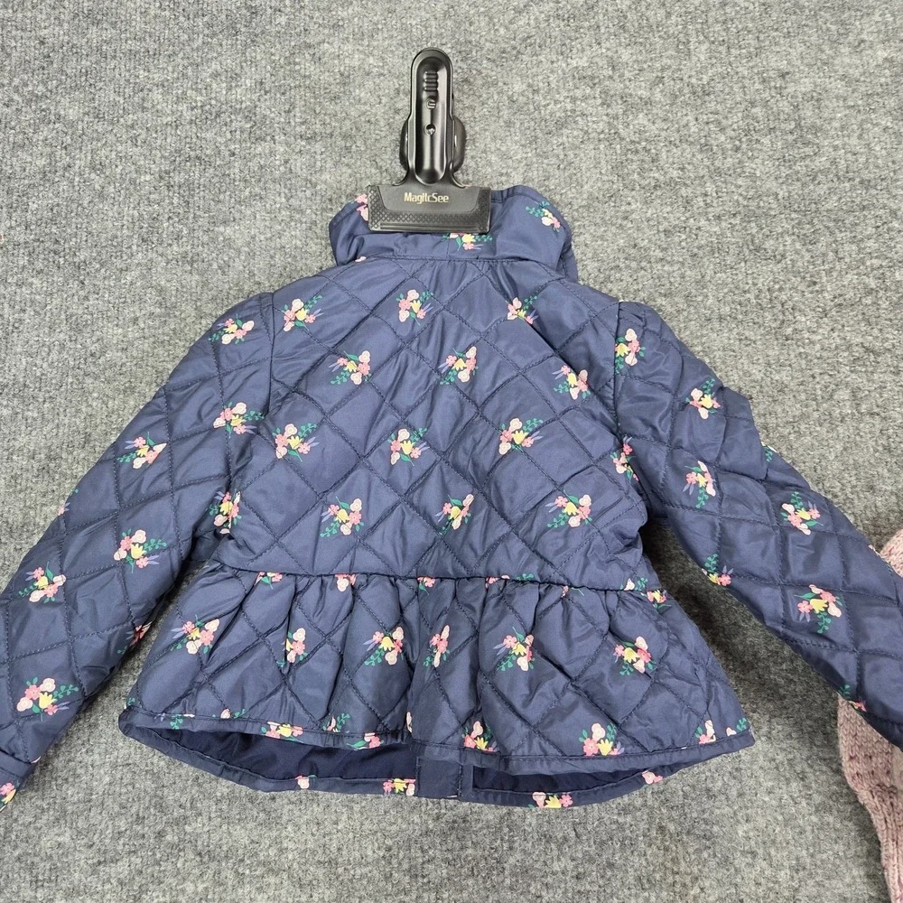 Janie & Jack Lot of‎ 3 Puffer Jacket Knit Sweater & Beanie Size 2T Winter